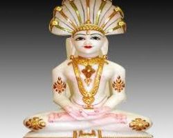Mahaveer swami Marble statue big size  mahavir swami Marble idol  with chhatra bhagwan mahavir swami Marble murti code 3