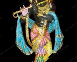 Black Granite stone krishna statue black stone krishna idol