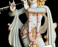 Marble krishna idol Marble stone krishna statue krishna Marble murti code 5