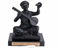 Vitthal idol with sitar black Vitthal statue Vitthal murti