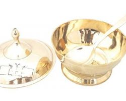 Bronze casserole bronze donga with serving spoon 400ml capacity