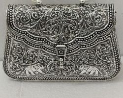 Silver purse pure  Silver bag chandi ka purse code 1