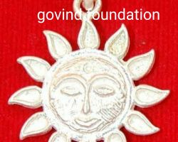 Sun locket pure silver sun locket pendant