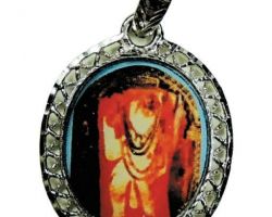Mehandipur Balaji locket Mehandipur Balaji pendant glass framed with jerkin
