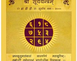 Surya yantra  gold plated enerziged surya yantra