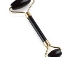 Obsidian face roller black obsidian facial massage roller healing roller