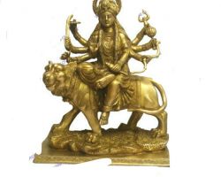 Durga idol Brass durga statue 11 inches