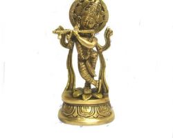 Ashtdhatu krishna idol ashtdhatu krishna statue 6.5 inches