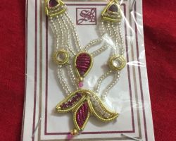 Laddu gopal mala set  Laddu Gopal Necklace set Silver