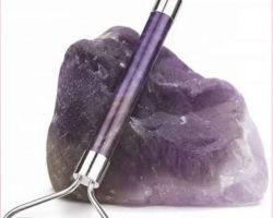 Amethyst face roller natural amythest stone face roller