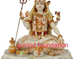 Shiv marble idol shiv statue of marble godly
