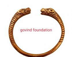 Copper kada lion mouth pure copper kada