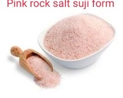 Pink salt suji form Himalayan pink rock salt