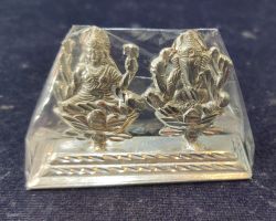 Silver Laxmi Ganesha chandi ke laxmi ganesh 35gm