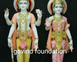 Marble vishnu laxmi idol marble lord Vishnu laxmi statue in marble