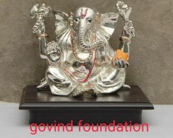 Silver Ganesha idol chandi ke ganesh murugan