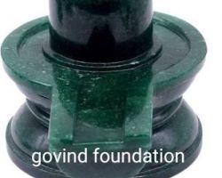 Green jade shivling margaj stone