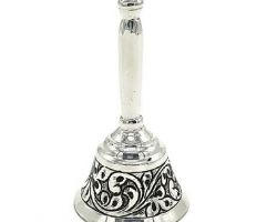 Silver bell silver Pooja bell silver Pooja ghanti 4.5 inches