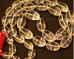 Tumbled shape sphatik mala original sphatik mala tumbled shape