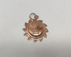 Copper sun locket pure copper sun locket pendant Suraj locket