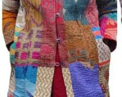 Jaipuri jacket full sleeves quilted Jaipuri coat multicolored