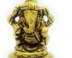 Brass ganesh idol brass ganesh statue peetal ke ganesh ji 2.5 inches