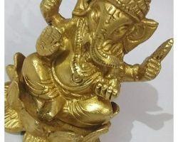 Brass Ganesh idol ganesh statue 3 inches ganpati murti