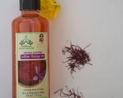 Massage oil saffron body massage oil -200ml  brand seema gpvind