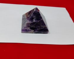Amethyst Pyramid 2×2 inches natural Amethyst stone Pyramid
