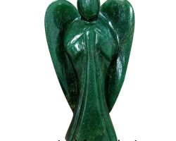 Angel lucky green jade angel 2 inches