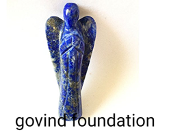 Lapis lazuli angel lucky angel 2 inches