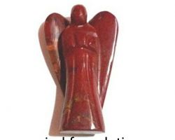 Angel red Jasper 2 inches natural red Jasper stone lucky angel