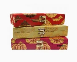 Gift box shagun box jewellery box cash box set of 3