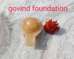 Shivling yellow aventurine stone shivling 2.5 inches