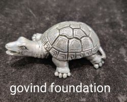 Silver tortoise chandi ka kachhua 3.5 inches