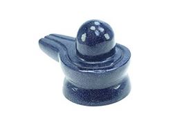 Neelam ke Shivling blue supphire Shivling 1 inches