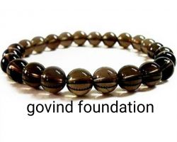 Smoky quartz bracelet 10mm natural smoky quartz bracelet