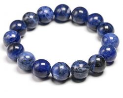 Sodalite bracelet 10mm natural sodalite stone bracelet