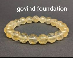 Citrine bracelet 10mm natural citrine stone bracelet