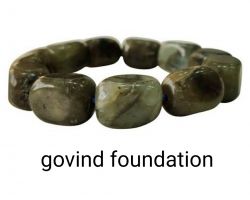 Labradorite tumbled bracelet natural labradorite bracelet in tumbled shape