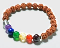 7 chakra bracelet with rudraksha seven chakra bracelet with rudraksh