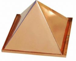 Pyramid Copper copper vastu Pyramid 2×2 inches