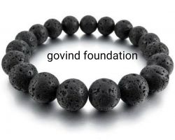 Lava bracelet 10mm natural valcano bracelet