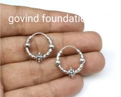 Silver earrings 3 manka design