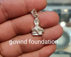 Silver shivling pendant pure silver shivling locket