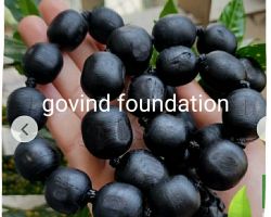 Black Tulsi mala 27 beads 25mm original Tulsi jap mala