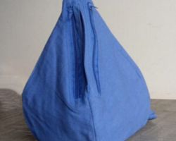 Gomukhi bag with chain best quality mala jap bag blue
