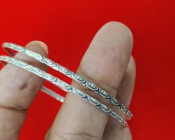 Silver bangles set of 2 Chandi ki chudiyan
