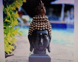Buddh statue budhh idol buddha showpiece black