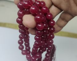 Manik jap mala 108 beads 8mm Ruby mala